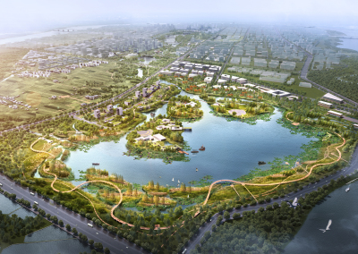 常德阳明湖水系综合治理和景观方案设计